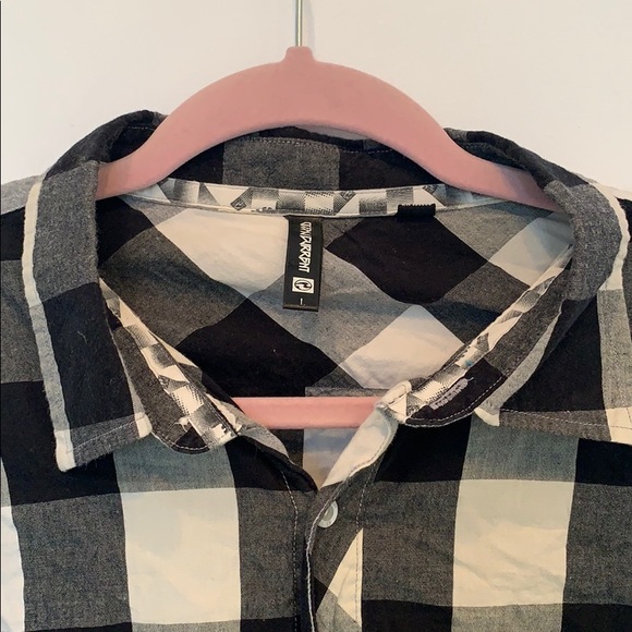 black white gray flannel - Picture 2 of 5